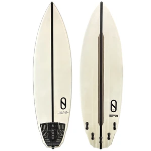 Top and Bottom View - 5'11" Slater Designs Tomo + LFT "Sci-Fi 2.0" – Used High-Performance Shortboard - Top and Bottom View