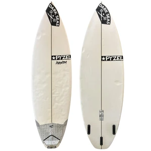 Top and Bottom View - 5'7 Pyzel Surfboards "Phantom" used performance shortboard