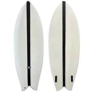 Top and Bottom View: 5'2" Sarinana Surfboards "Flat Fish" - New EPS Fish Surfboard