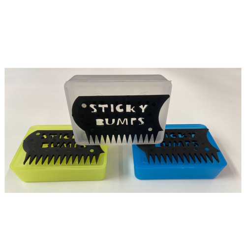 Sticky Bumps Surf Wax Box with Comb – Surfboard Wax Storage and Application Tool
