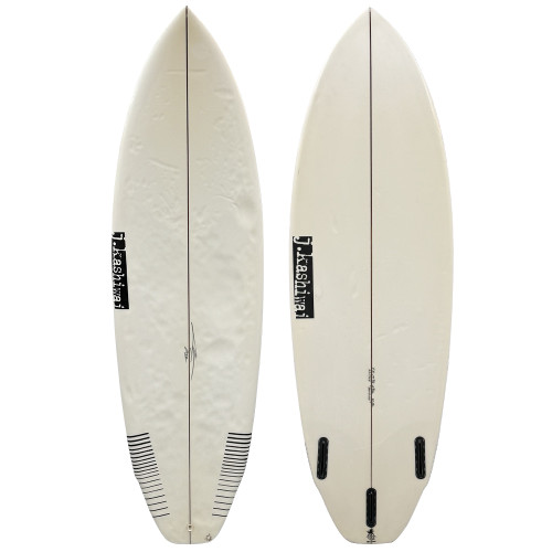 5'8" J. Kashiwai Surfboards "Bandito" Used Groveler Shortboard Surfboard