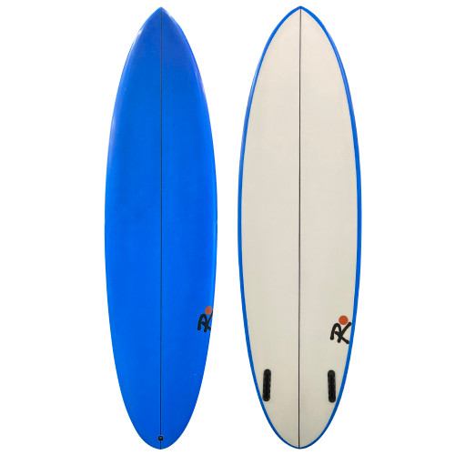 6'3" Rudaitis Shapes "Twin Pin" - Lightly-Used Epoxy Shortboard StepUp Surfboard 6'3" Rudaitis Shapes "Twin Pin" - Lightly-Used Epoxy Shortboard StepUp Surfboard