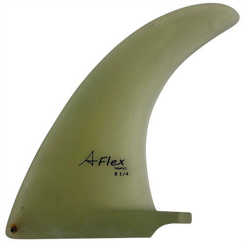 8.25" Rainbow Fin Co. "A-Flex" Marc Andreini - Lightly-Used RFC Singlefin (Clear)