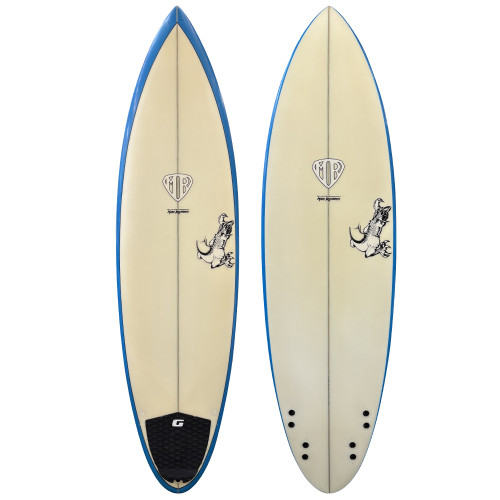 6'6" Mark Richards Designs – Lightly-Used Retro Quad Surfboard