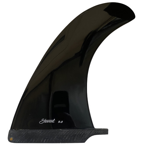9.0" Stewart Surfboards Performance Single Fin - Used - Longboard Single Fin - Black