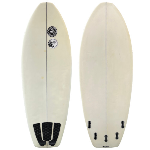 5'7 Unknown Shaper "Disc-O Fish" – Used - Custom Groveler Fish Surfboard