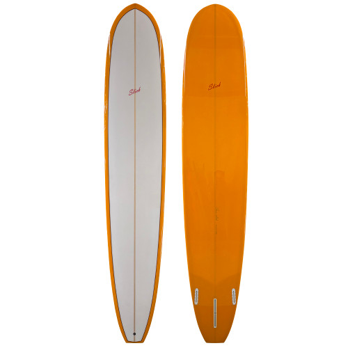 10'0" Chris Slick Surfboards - New - Performance Longboard - Top and Bottom View