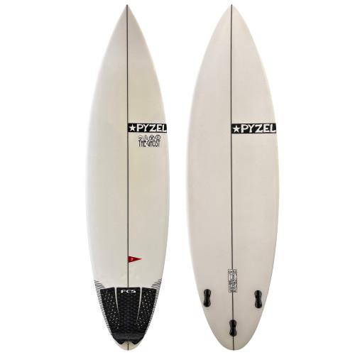 Top and Bottom View - 6'2 Pyzel Surfboards "The Ghost" – Like-New Performance Shortboard