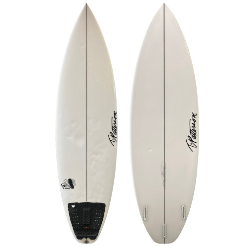 Top and Bottom View - 6'0" T Patterson Surfboards "Gas Pedal"