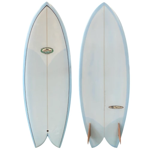 Top and Bottom View - 5'2" Sea Brothers Surfboards "Lickity Split Fish"