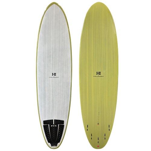 Top and Bottom View - 7'2 Tolhurst Harley Ingleby "MOE" Thunderbolt RED
