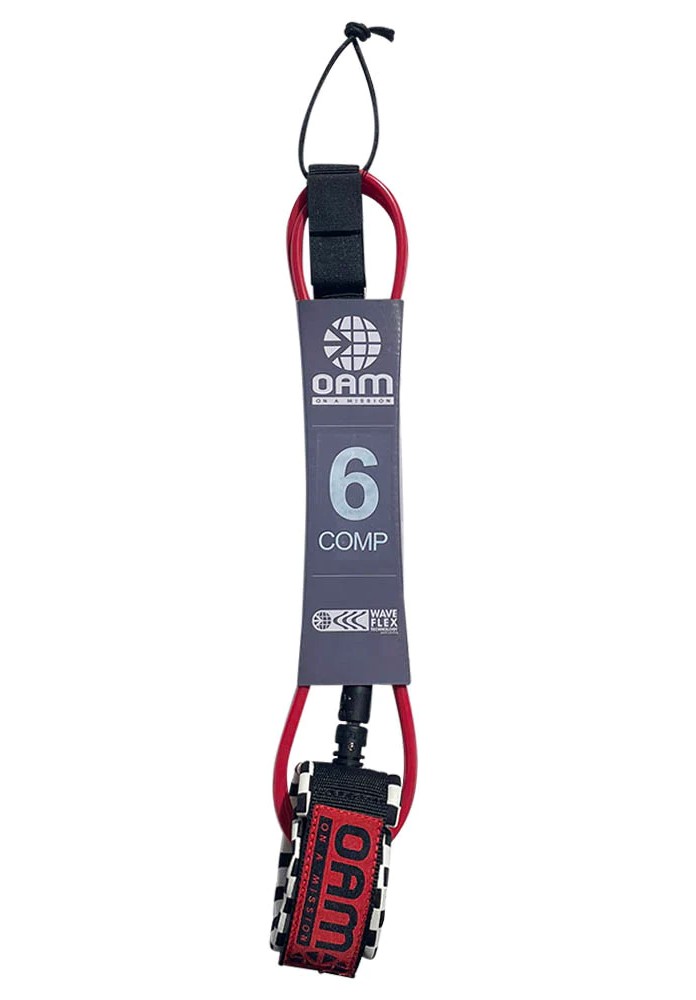 OAM 6' Comp Surfboard Leash Blood Checker