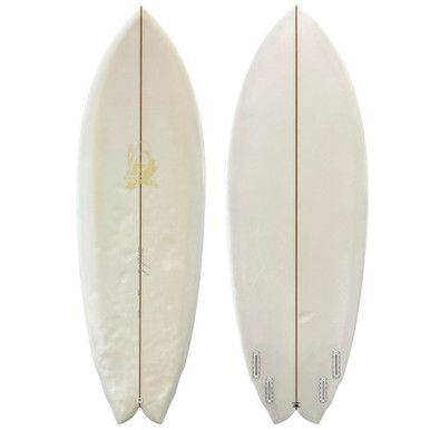 5'6" Rainbow Surfboards "Rainbow Fish" - Used Double Wing Swallow Tail Fish Surfboard photo 1