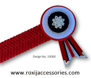 Pictured on a 1 1/2  inch band