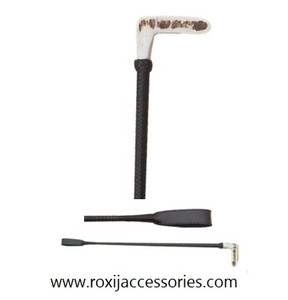  Plaited Leather Show Hunter Crop