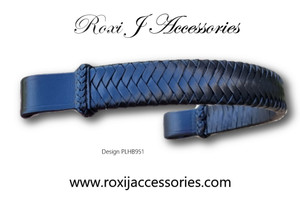 Pictured on a 1 inch  Leather Band