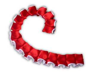 15 mm 2 Tone Box Pleated Satin Ribbon (50cm)