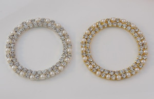 2 Row Pearl/Clear Rhinestone Ring
5 cm x 5 cm