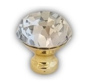 Crystal Cane Topper 30mm - Gold Crystal Cane Topper 30mm - Gold