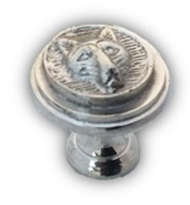 Fox Mask Cane/Whip Topper - Silver
Hand Cast
Height 28mm
Diameter 25 mm
Base 15mm with screw hole ( screw supplied ) Fox Mask Cane/Whip Topper - Silver
Hand Cast
Height 28mm
Diameter 25 mm
Base 15mm with screw hole ( screw supplied )
