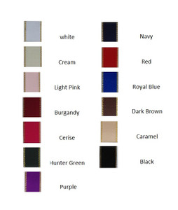 10 mm Gold Edged Satin Ribbon - per metre