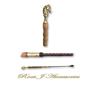Bamboo Handle Horse Head Whip with Faux Leather Print Shaft
Length - 66cm
Stitched Flapper Bamboo Handle Horse Head Whip with Faux Leather Print Shaft
Length - 66cm
Stitched Flapper