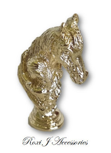 A girl & Her Pony Topper - Gold