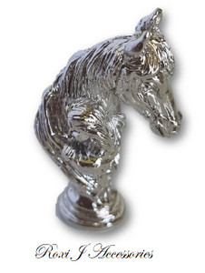  A girl & Her Pony Topper - Silver