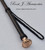 Instock Plaited Leather Whip with Rose Gold Topper & Wrist Loop - Length 47 cm