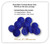 Royal Blue Fox Head Button Set