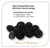 Black Fox Head Button Set