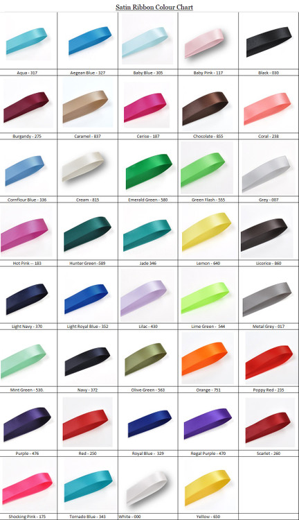 15 mm Double Sided Satin Ribbon per metre - roxijaccessories