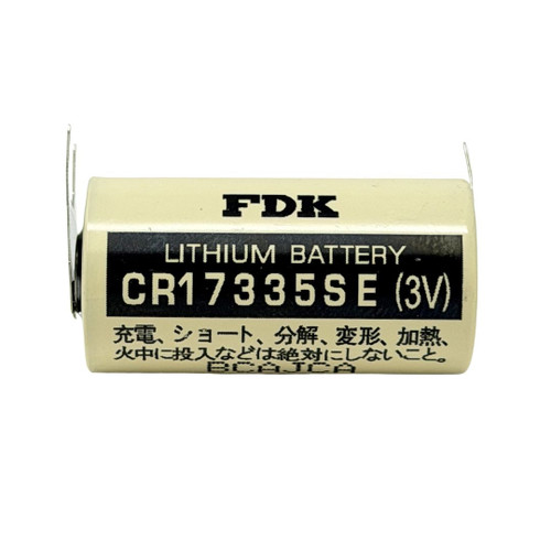 FDK CR17335SE  Lithium PLC Battery with weld leg