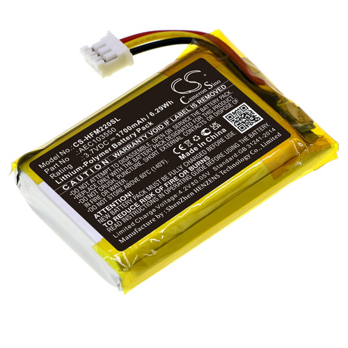1700 mAh for HiFiMAN AEC103550