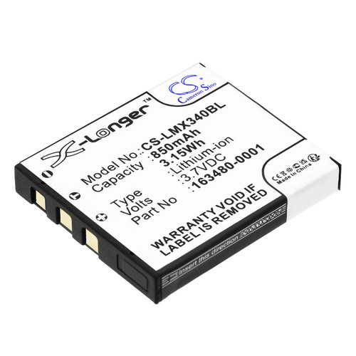 850 mAh for Honeywell 865037,HHPI363,163480-0001,50129434-001FRE
