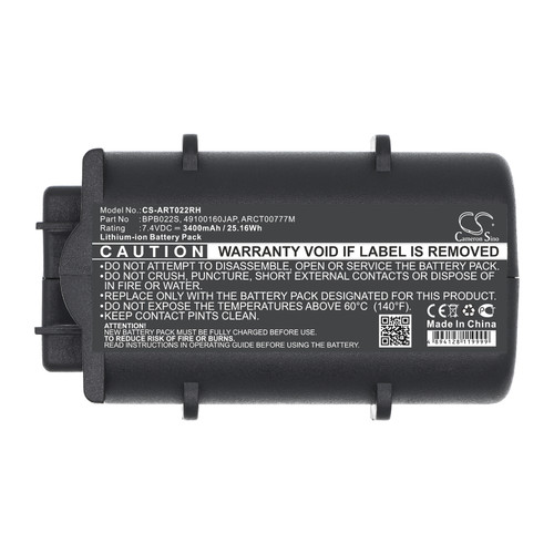 3400 mAh for ARRIS BPB024,BPB022S,BPB024H,BPB026S,ARCT00777M,49100160JAP