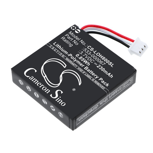 230 mAh for Logitech L/N: 1109,L/N: 1110,533-000067,AHB472625PST