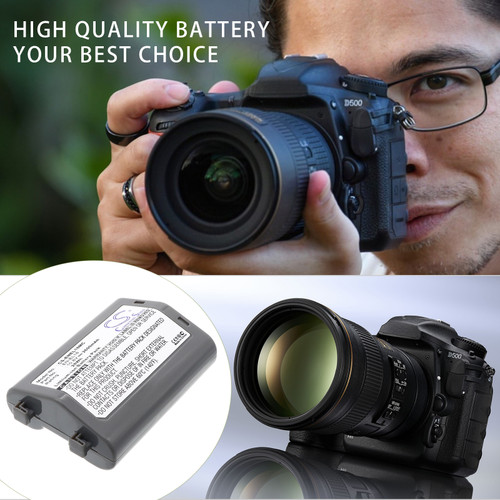2600 mAh for NiKon EN-EL18,EN-EL18a