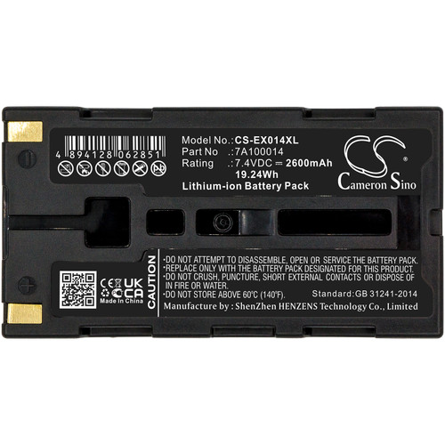 2600 mAh for Extech 7A100014