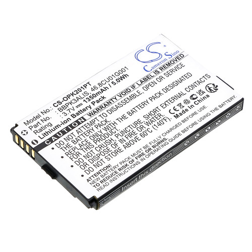 1350 mAh for Optoma BBPK3ALIS,46.8CU01G001
