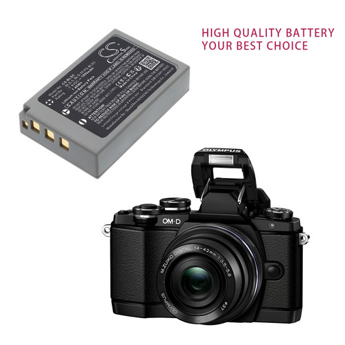 1000 mAh for Olympus BLS-5,BLS-50,PS-BLS5