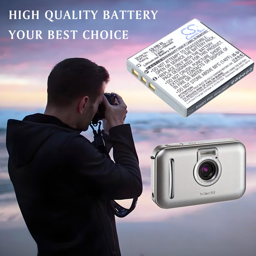 700mAh Replacement Battery for Sanyo DB-L20, DB-L20A, Xacti DMX-C1, Xacti DMX-C4, Xacti DMX-C5, Xacti DMX-C6, Xacti DMX-CA6, Xacti DMX-CA8, Xacti DMX-CA9