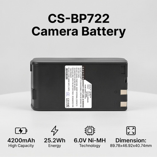 4200 mAh for Canon BP-722