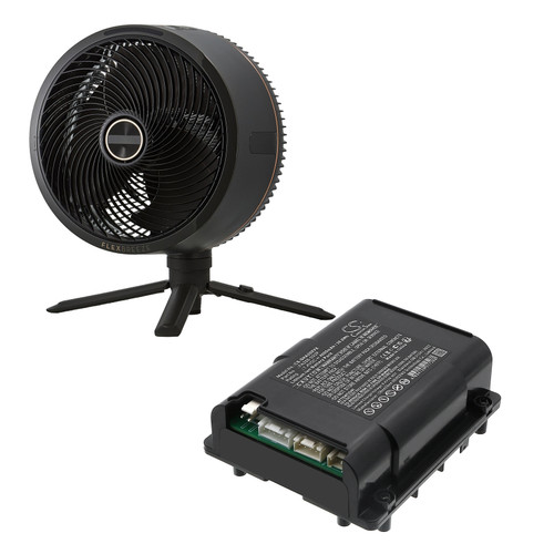 Replacement Battery for Shark FlexBreeze Fan, FA200, Lithium-ion 4000mAh