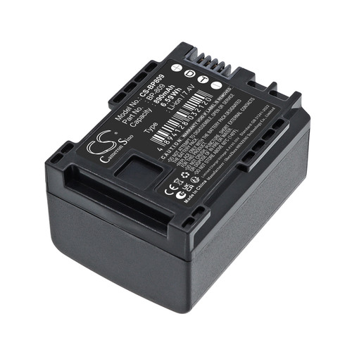 890 mAh for Canon BP-809,BP-809/B,BP-809/S