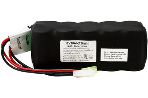 12 Volt NiMH Battery Pack (10000 mAh) with Tamiya Connector 12 Volt NiMH Battery Pack (10000 mAh) with Tamiya Connector