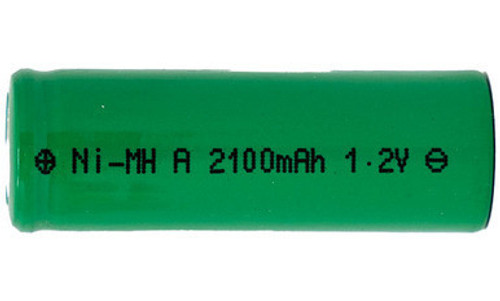 A NiMH Flat Top Battery (2100 mAh) A NiMH Flat Top Battery (2100 mAh)