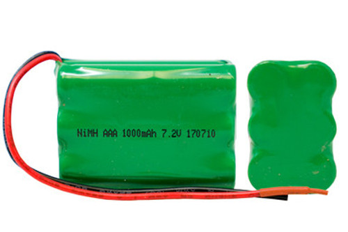 7.2 Volt NiMH Battery Pack (1000 mAh) with Leads 7.2 Volt NiMH Battery Pack (1000 mAh) with Leads