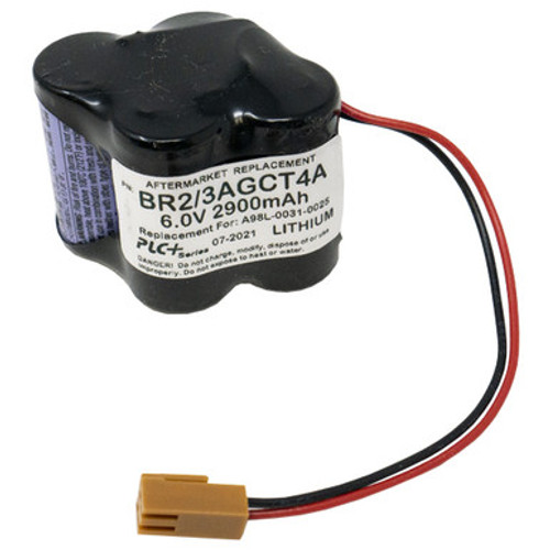 GE Fanuc BR-2/3AGCT4A 6V Lithium PLC Battery (A98L-0031-0025) GE Fanuc BR-2/3AGCT4A 6V Lithium PLC Battery (A98L-0031-0025)