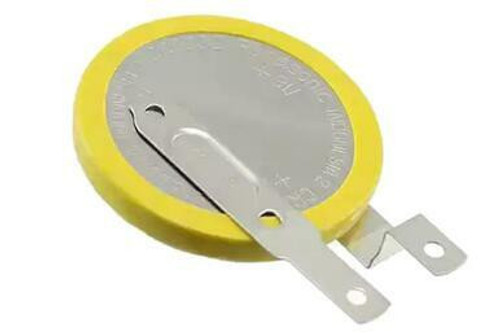 Panasonic CR2032/F1N 3V Lithium Coin Cell Battery w/ Tabs Panasonic CR2032/F1N 3V Lithium Coin Cell Battery w/ Tabs